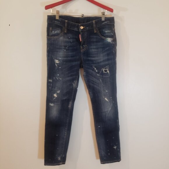 Dsquared2 Cool Girl Crop Skinny Jeans (EUR 38) - Picture 7 of 16
